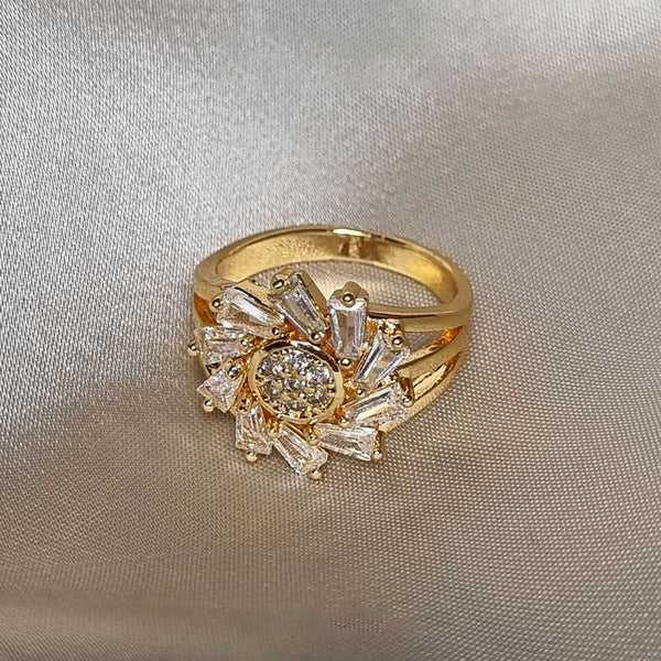 Eternity Blossom Ruby Ring