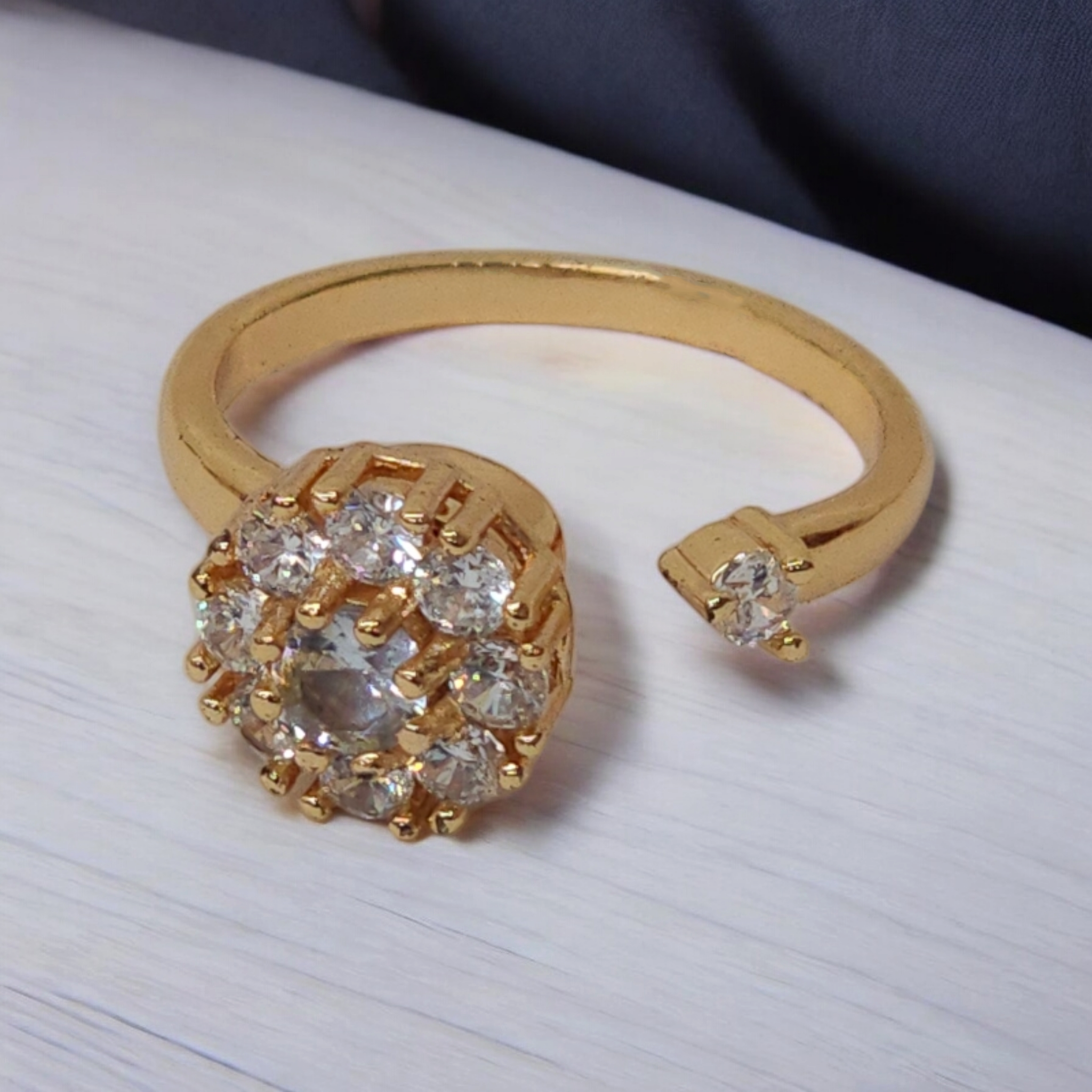 Radiant Halo Adjustable Ring