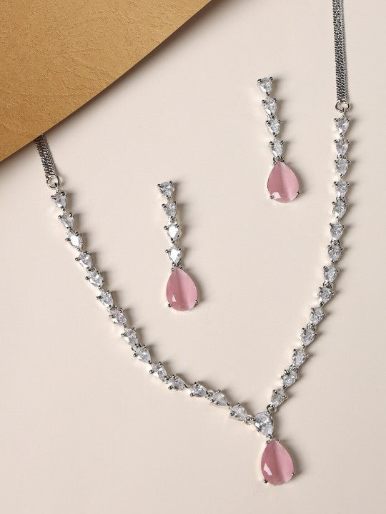 Sparkle Bollywood Necklace & Earrings Set