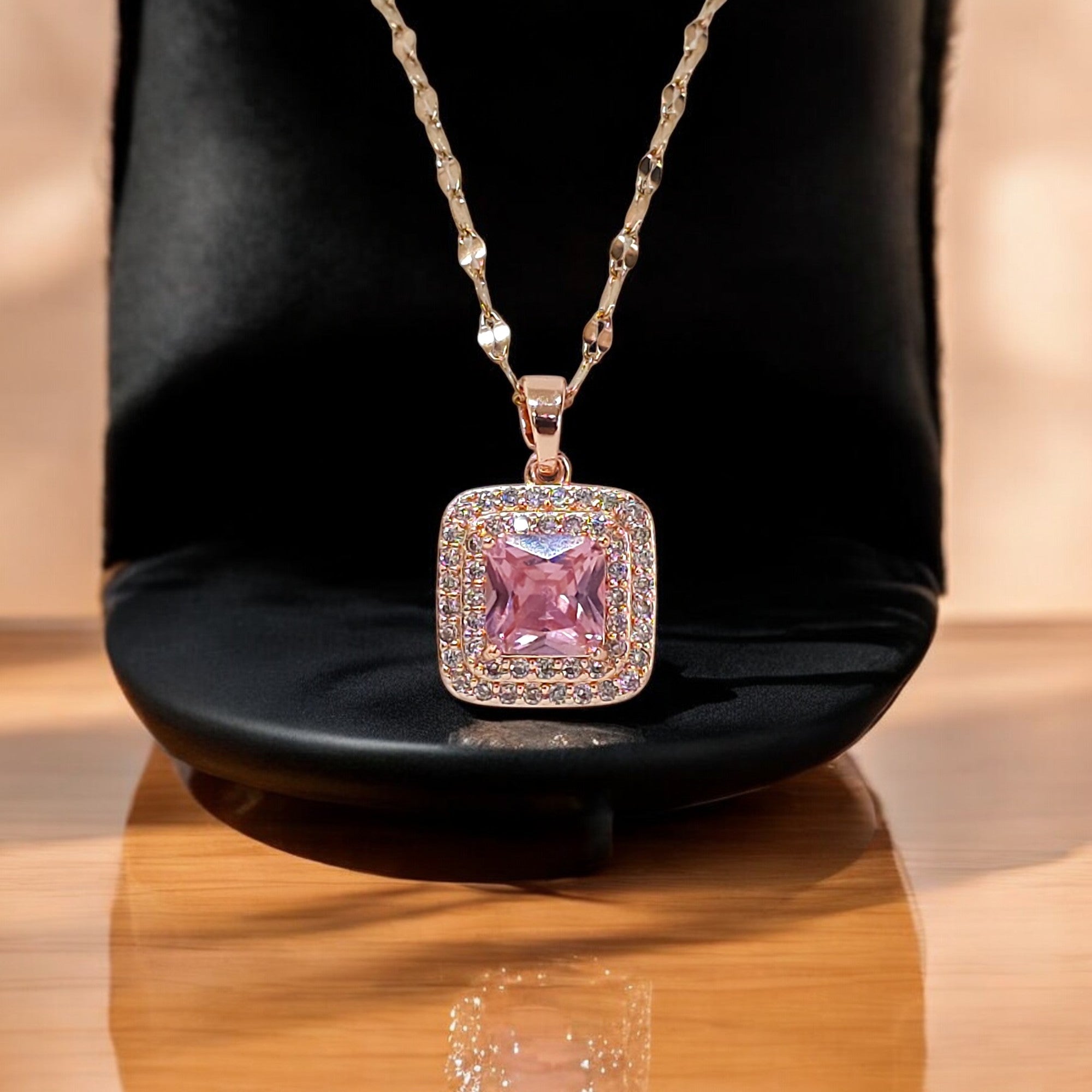 Elegant Set of 3 Pink Necklaces Combo for just ₹599