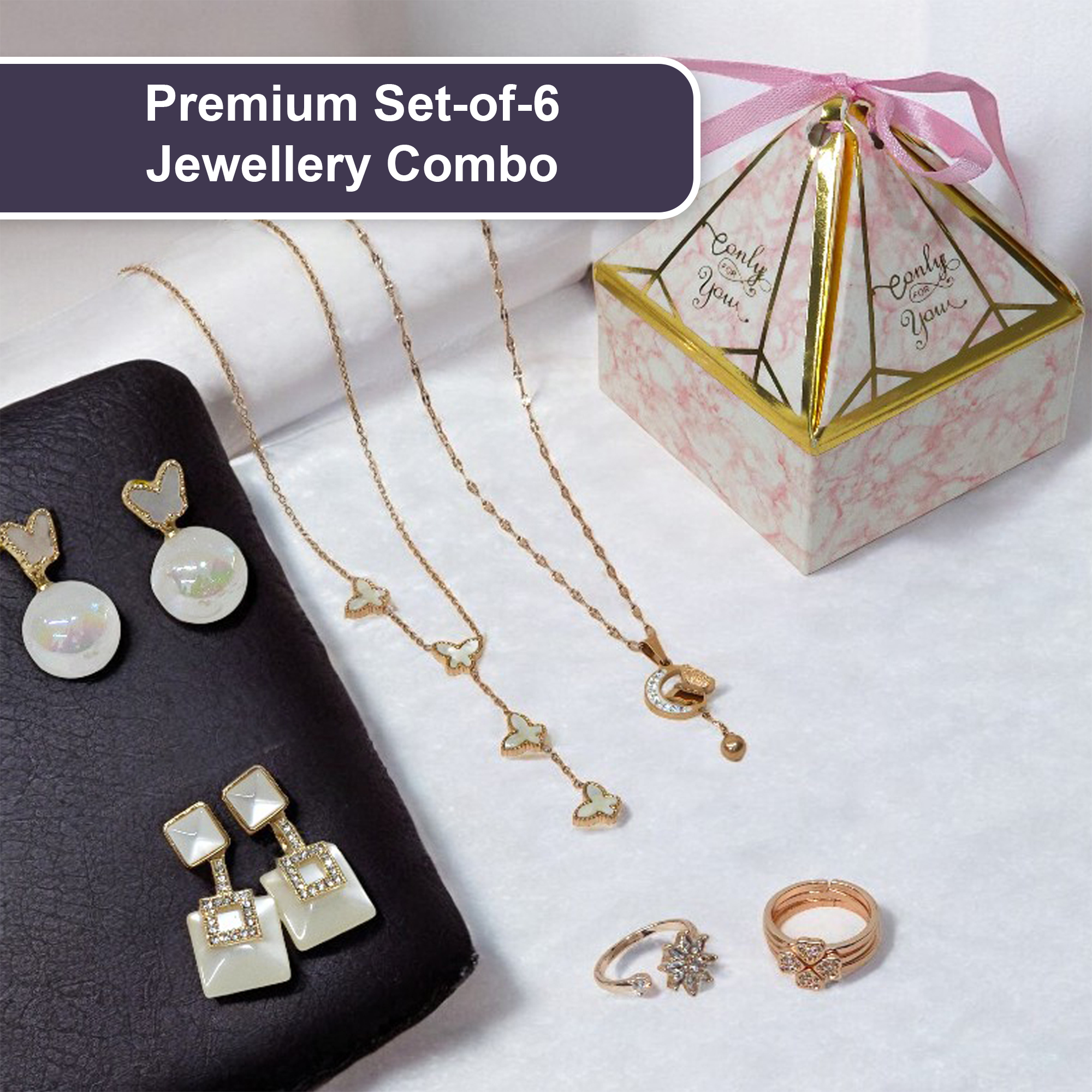 Premium Jewellry Collection – 6 Items for ₹799