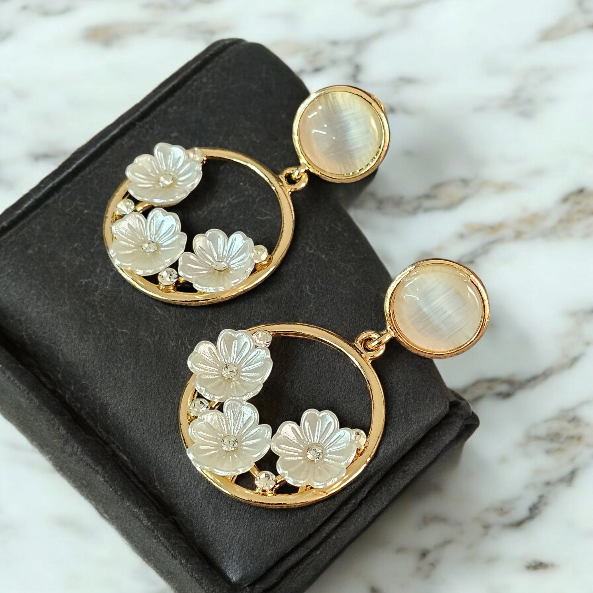 Moonlit Blossom Earrings