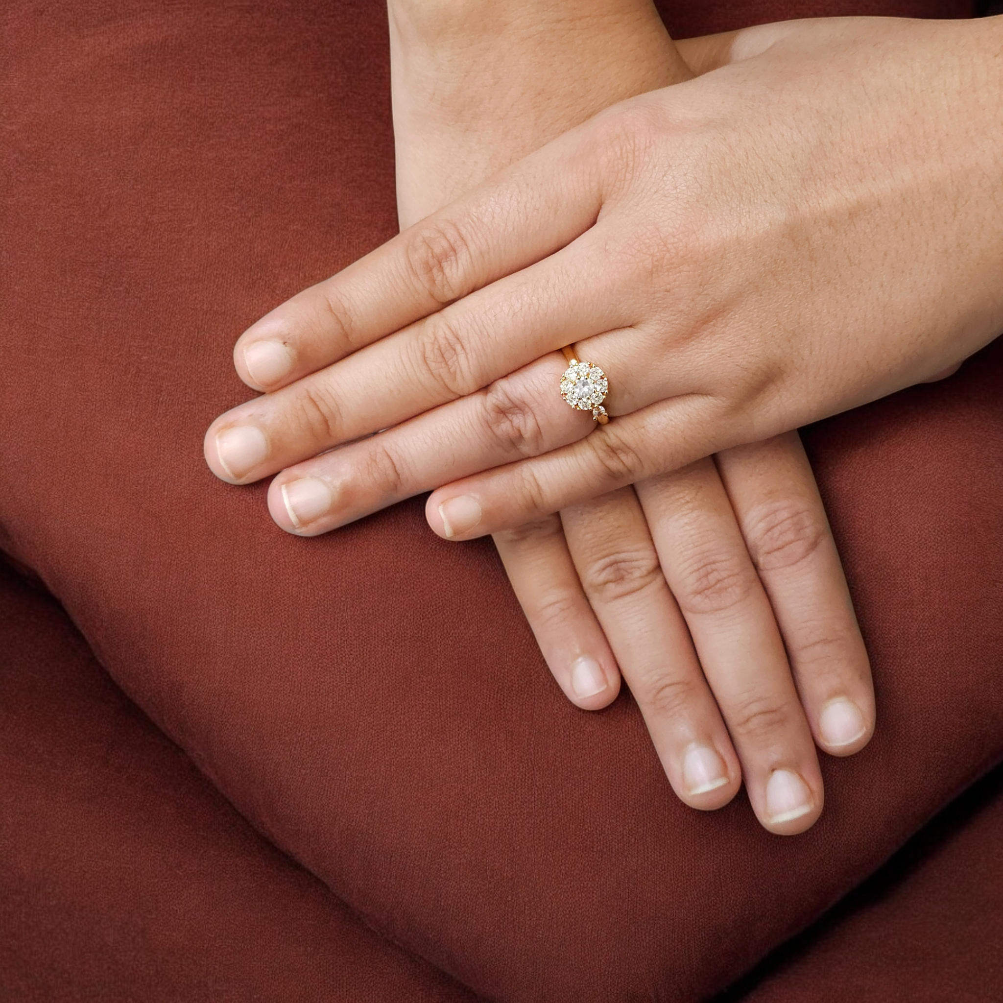 Radiant Halo Adjustable Ring