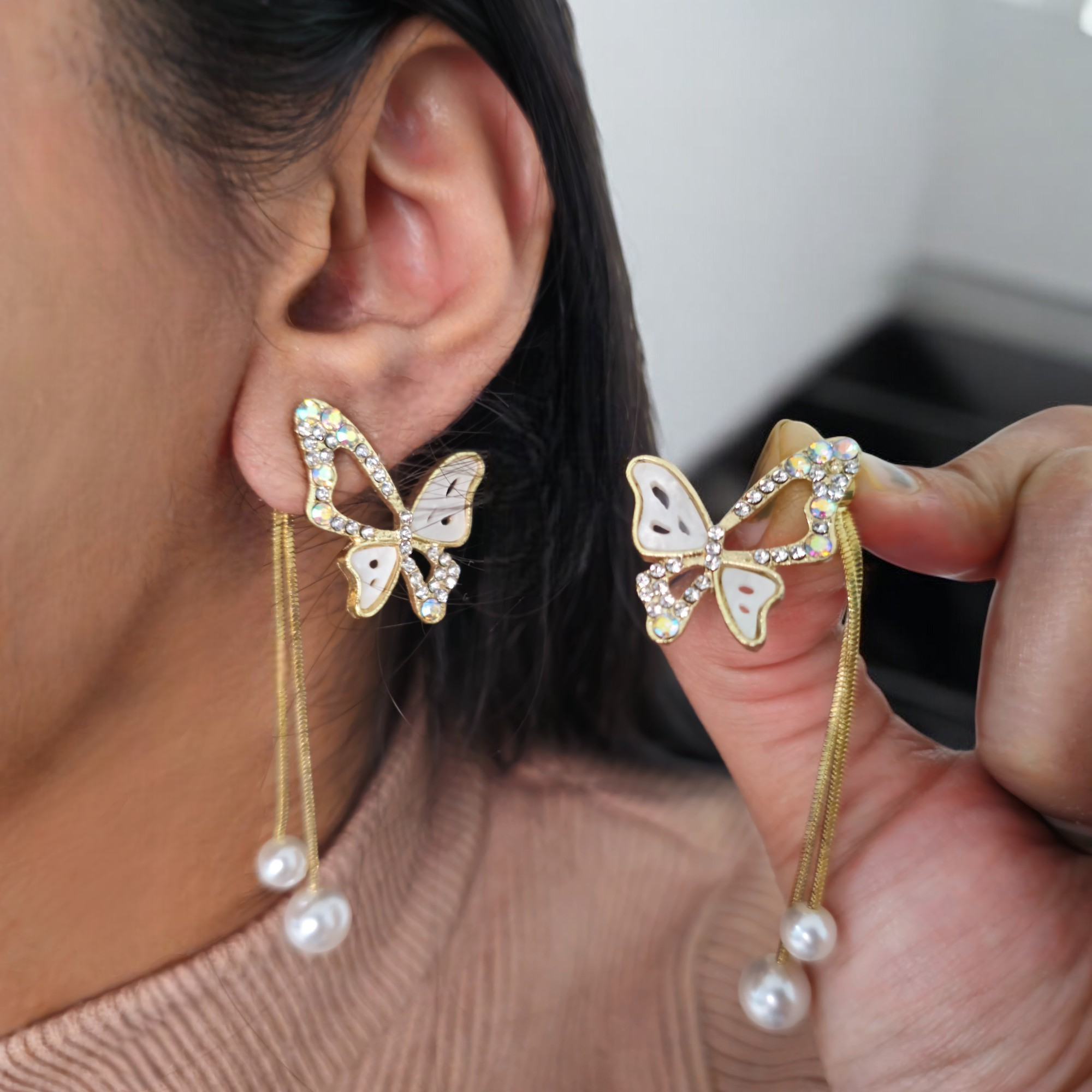Ethereal Butterfly Earrings