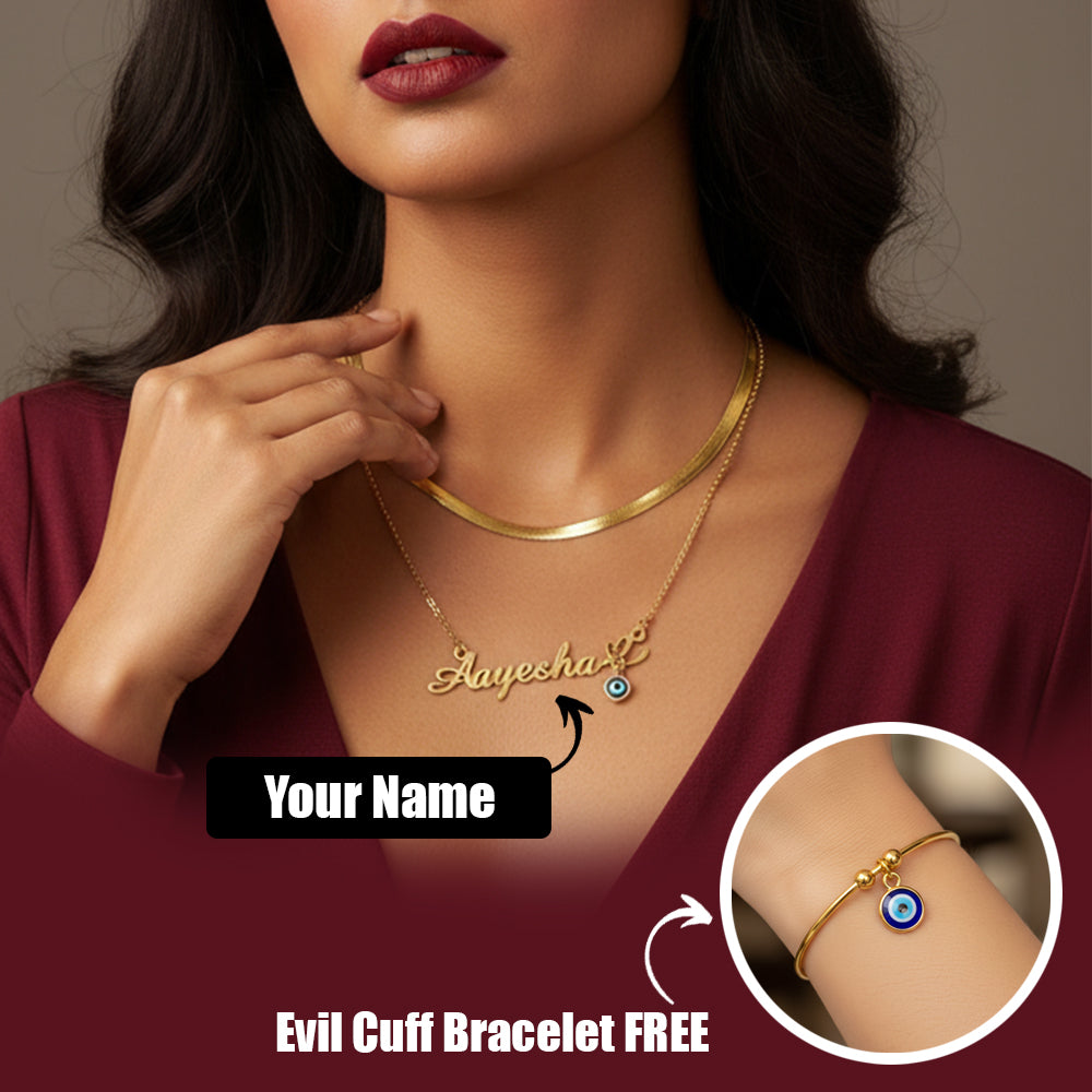 Customized Double Layer Snake Necklace