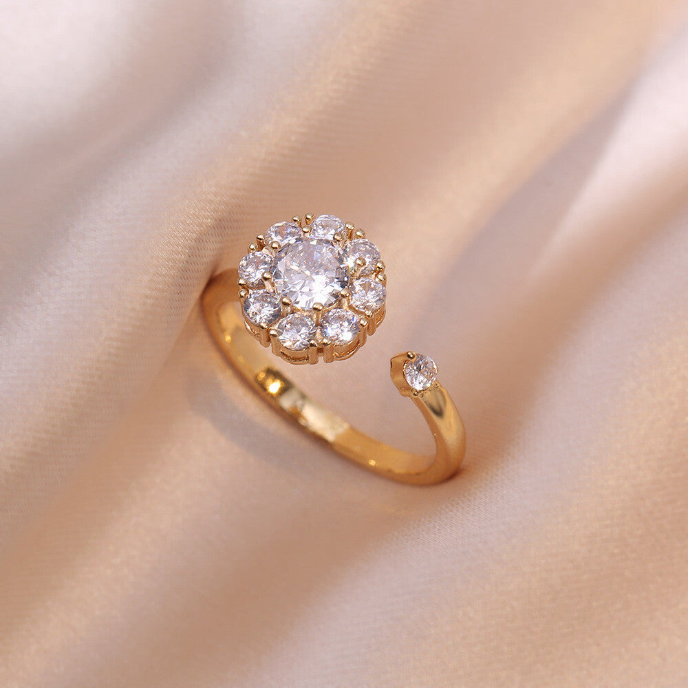 Radiant Halo Adjustable Ring