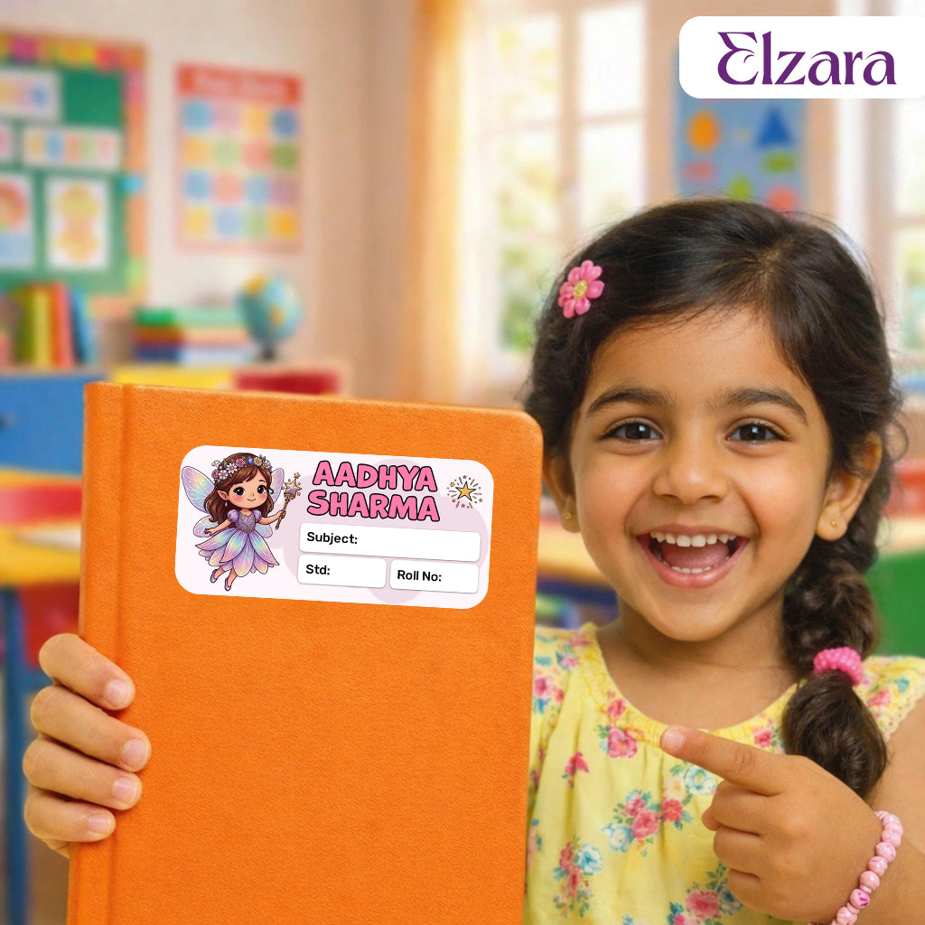 Personalized Name Book Labels