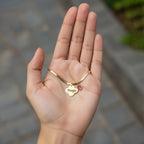 Customized Clover Birthstone Snake Necklace