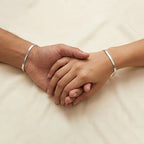 Couple Snake Chain Combo – Silver Finish