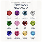 Birthstone Snake Anklet - Free Butterfly Cuff Bracelet