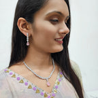 Sparkle Bollywood Necklace & Earrings Set