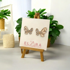 Majestic Butterfly Gold Earrings
