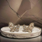 Majestic Butterfly Gold Earrings