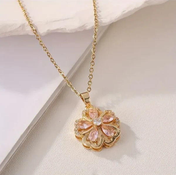 Elegant Set of 3 Pink Necklaces Combo for just ₹599