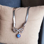 Infinity Evil Eye Snake Anklet - Free Evil Eye Cuff Bracelet