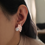 Pinky Charm Earrings