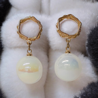 Celestial Pearl Drop Earrings