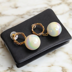 Celestial Pearl Drop Earrings