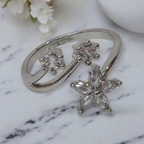 Golden Twirl Citrine Ring