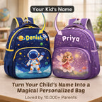 Personalized Kids Name School Bag