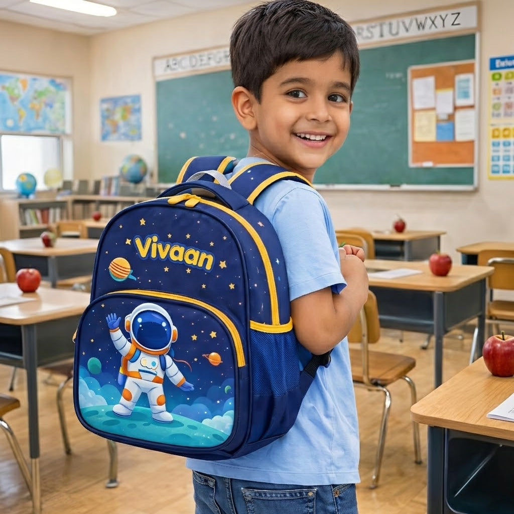 Personalized Kids Name School Bag