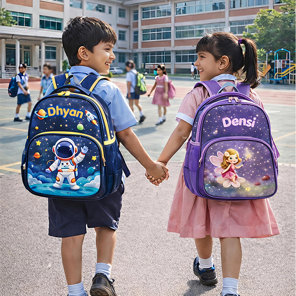 Personalized Kids Name School Bag