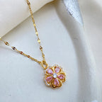 Elegant Set of 3 Pink Necklaces Combo for just ₹599