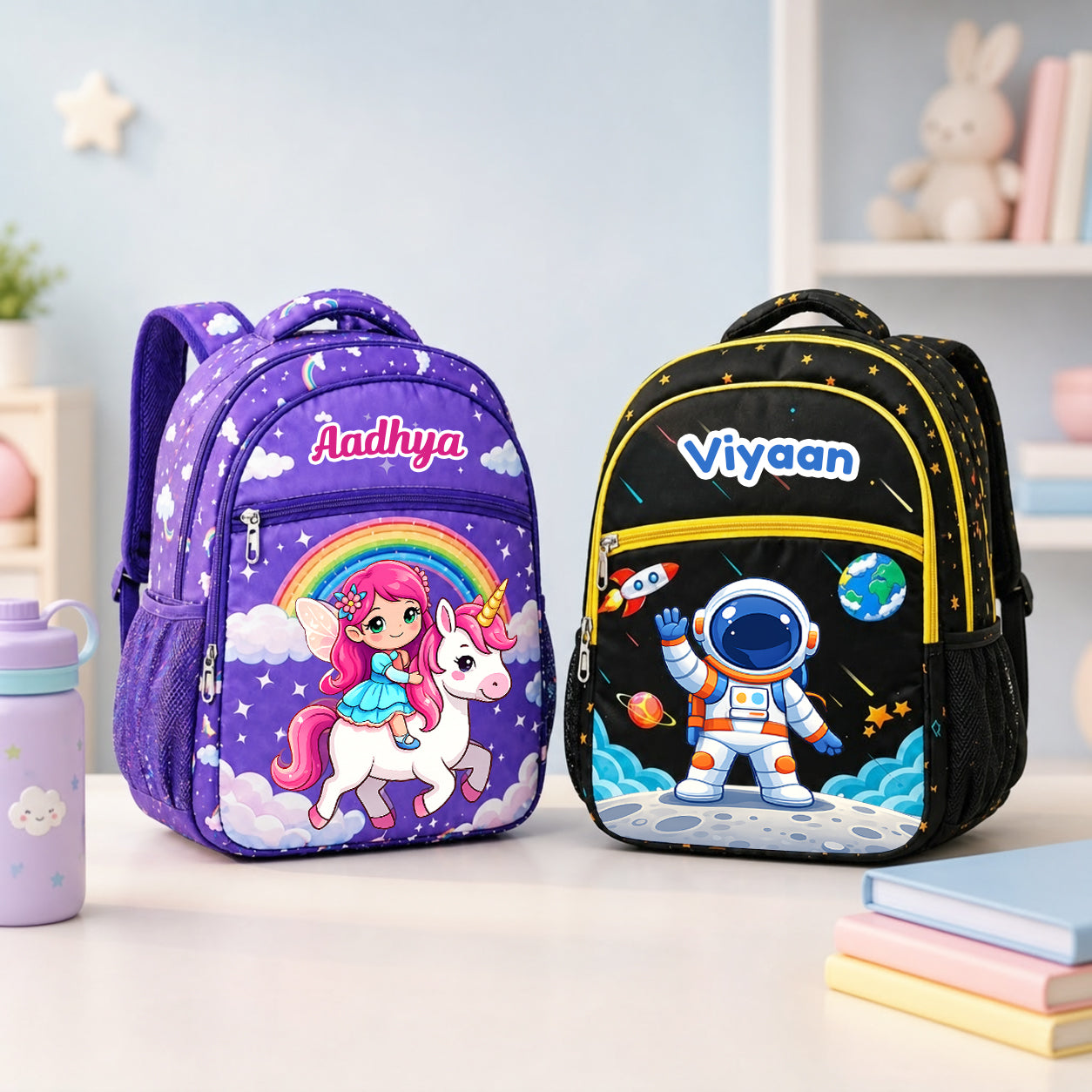 Personalized Kids Name School Bag
